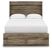 Elbrim Full Panel Storage Bed, Dresser and Mirror