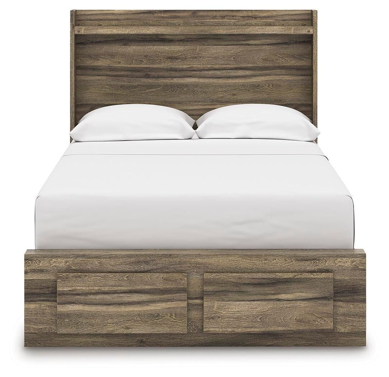 Elbrim Full Panel Storage Bed, Dresser and Mirror