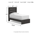 Hollivern Twin Panel Bed