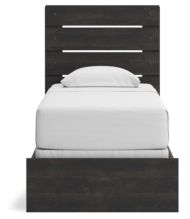Hollivern Twin Panel Bed, Dresser and Mirror