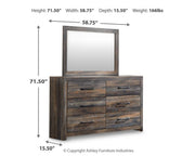 Drystan King Bookcase Storage Bed, Dresser, Mirror, Chest and Nightstand
