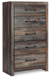 Drystan King Bookcase Storage Bed, Dresser, Mirror, Chest and Nightstand