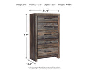 Drystan King Bookcase Storage Bed, Dresser and Chest