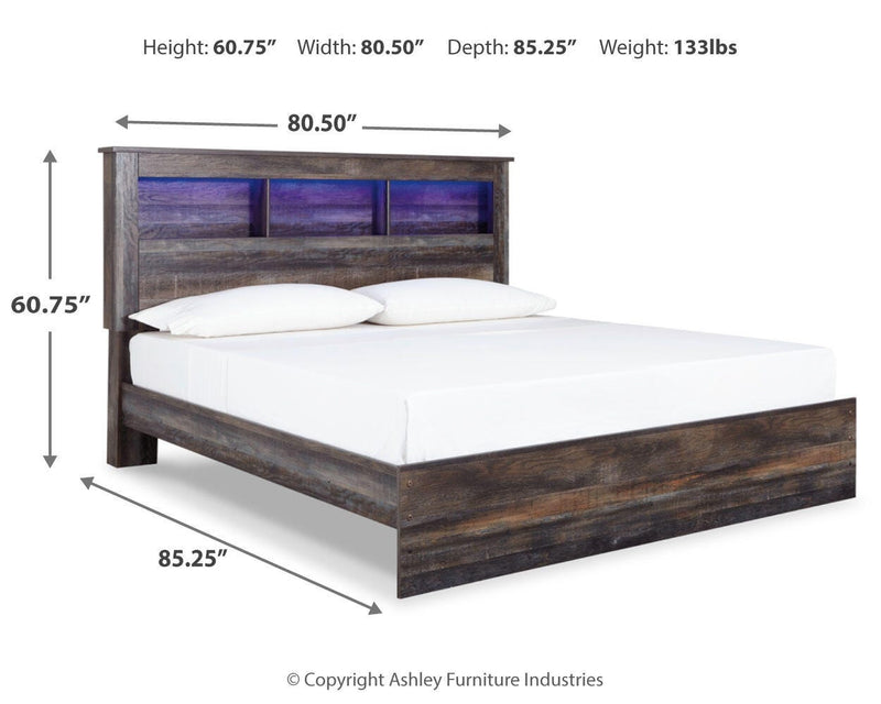 Drystan King Panel Bed and Chest