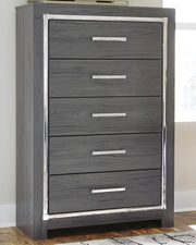 Lodanna Queen Storage Bed, Chest and Nightstand