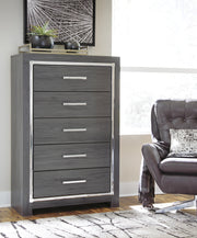 Lodanna King Storage Bed, 2 Dressers, Cheat and Nightstand
