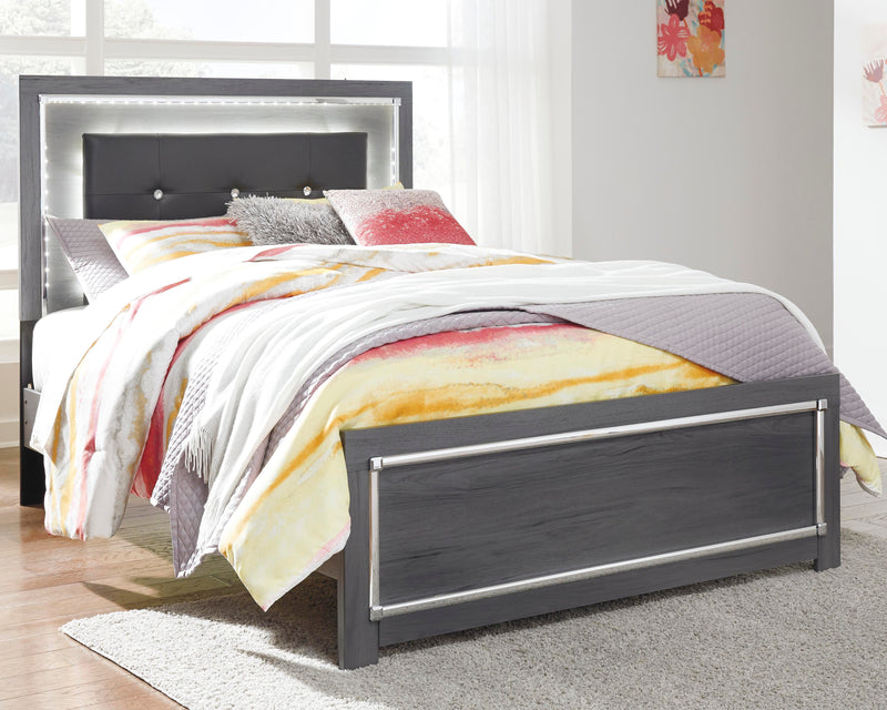 Lodanna Full Panel Bed, Dresser, Mirror, Chest and Nightstand
