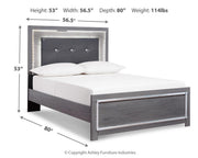 Lodanna Full Panel Bed, Dresser and Mirror