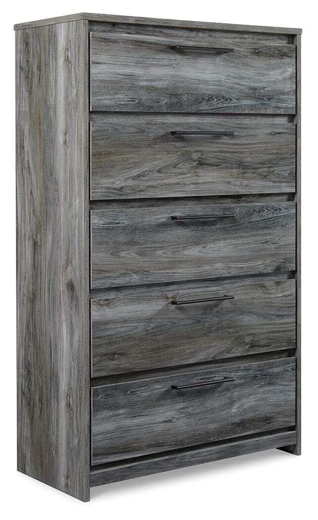 Baystorm Queen Panel Headboard, Dresser, Mirror, Chest and Nightstand
