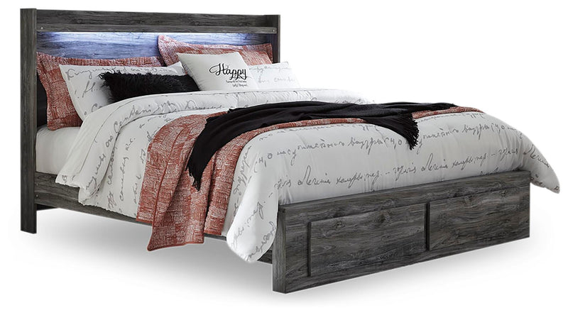 Baystorm King Storage Bed, Dresser and 2 Nightstands