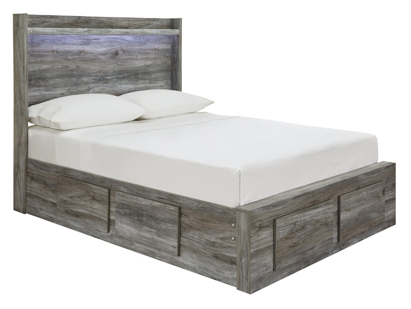 Baystorm Full Panel Storage Bed and Nightstand
