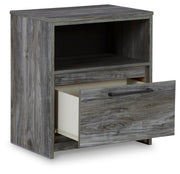 Baystorm Full Panel Storage Bed and Nightstand