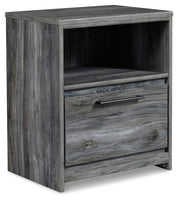Baystorm Full Panel Storage Bed and Nightstand