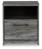 Baystorm Queen Panel Storage Bed and 2 Nightstands