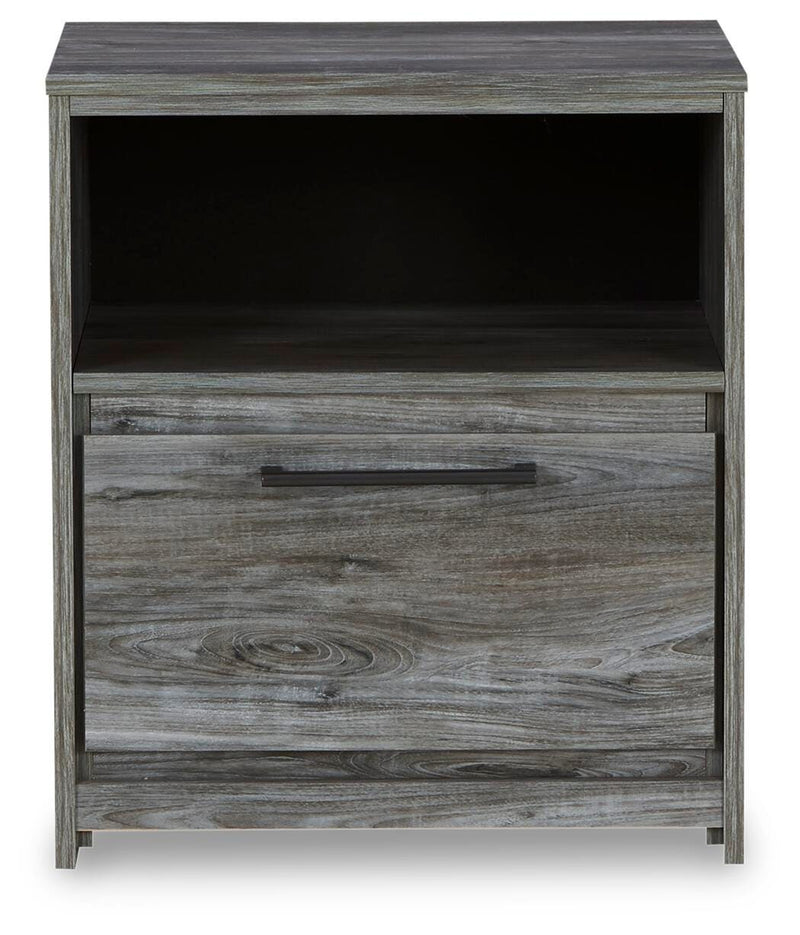 Baystorm Full Panel Storage Bed and Nightstand