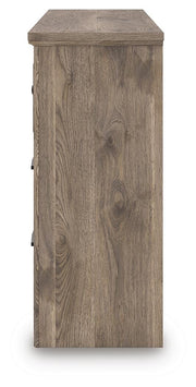 Rusticott Queen Poster Bed, Dresser and Nightstand