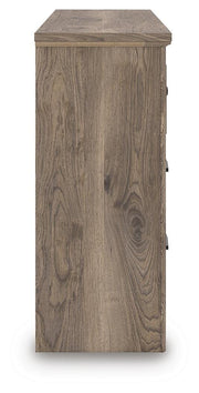 Rusticott King Poster Bed, Dresser and Nightstand