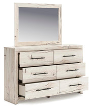 Lawroy King Panel Storage Bed, Dresser, Mirror, Chest and 2 Nightstands