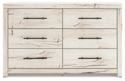 Lawroy Queen Storage Bed, 2 Dressers, Mirror and 2 Nightstands