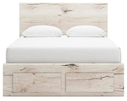Lawroy Queen Storage Bed, Dresser, Mirror, Nightstand