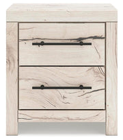 Lawroy Twin Panel Bed with Storage and Nightstand