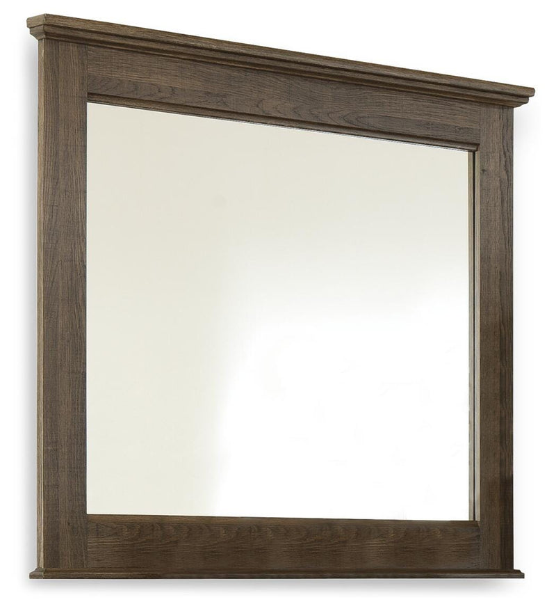 Juararo King Poster Bed, Dresser, Mirror and 2 Nightstands