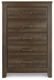 Juararo Queen Poster Bed, Dresser, Mirror, Chest and 2 Nightstands