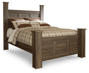 Juararo Queen Poster Bed, and 2 Nightstands