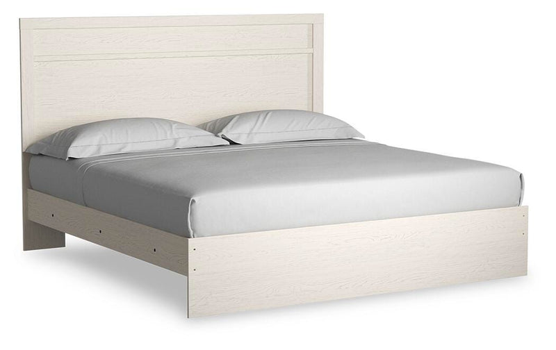 Stelsie King Panel Bed and Nightstand