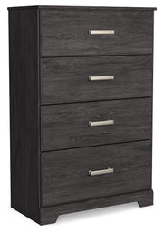 Belachime King Panel Bed, Dresser, Chest and 2 Nightstands