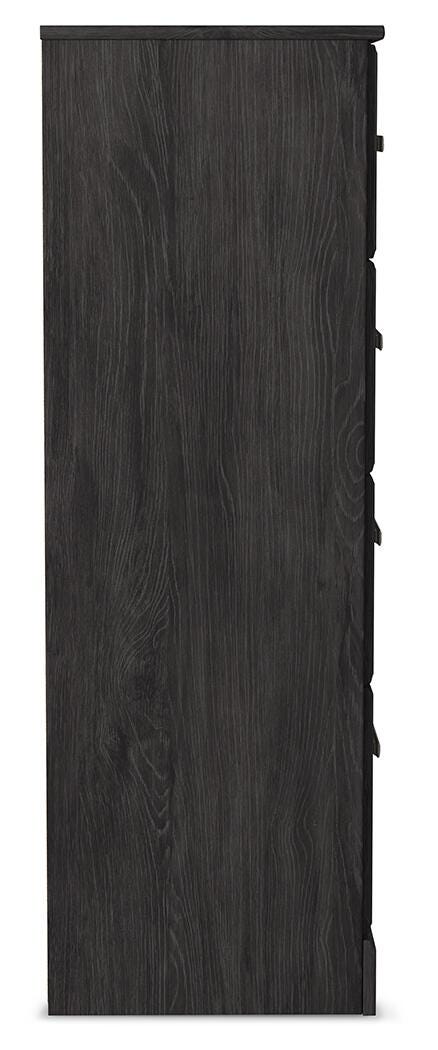 Belachime King Panel Bed, Dresser, Mirror, Chest and Nightstand