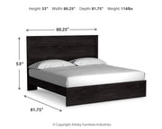 Belachime King Panel Bed, Dresser Mirror and 2 Nightstands