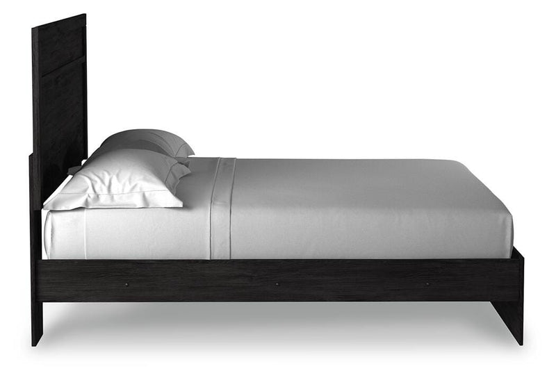 Belachime King Panel Bed, Dresser, Mirror, and Nightstand
