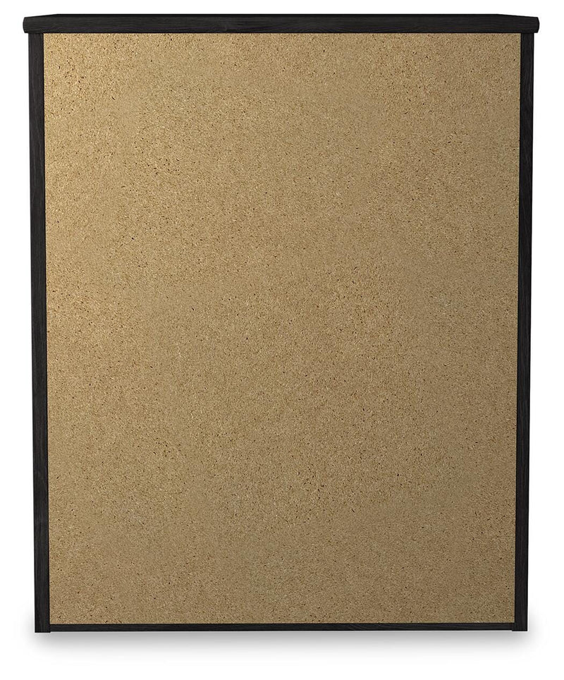Belachime King Panel Bed and Nightstand