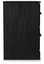 Belachime King Panel Bed and Nightstand