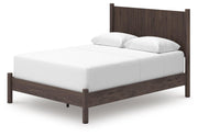 Pamytta Queen Panel Platform Bed, Dresser and Mirror