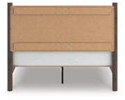 Pamytta Queen Panel Platform Bed, Dresser and Mirror