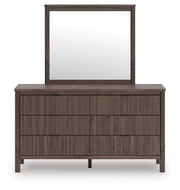Pamytta King Panel Bed, Dresser, Mirror and Nightstand