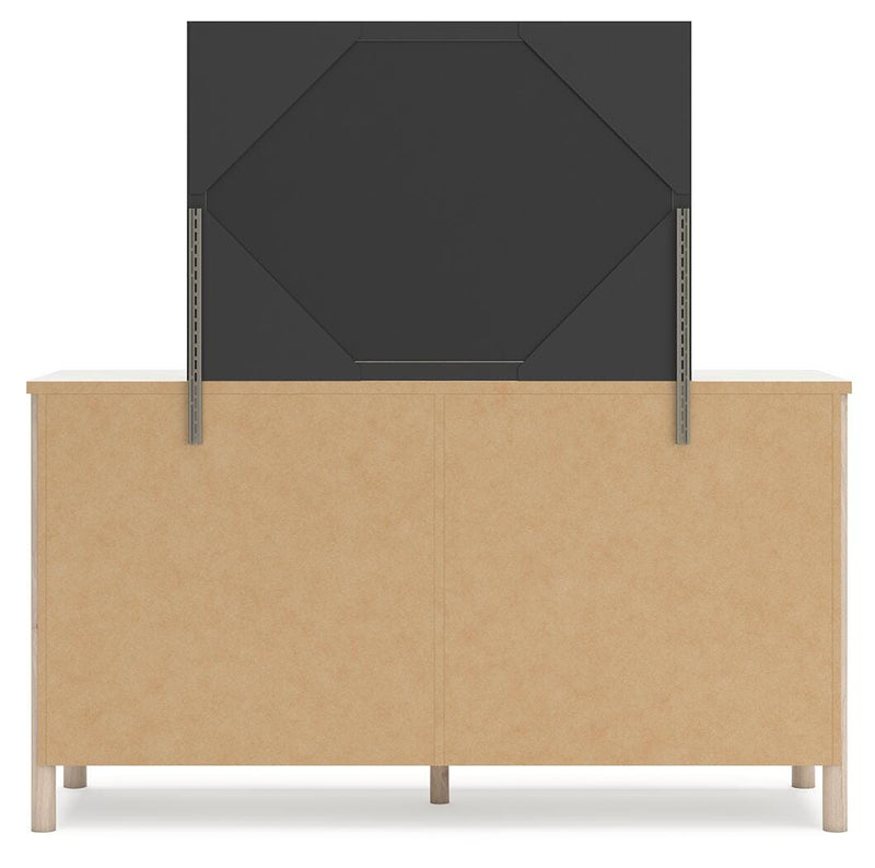 Cadmori Queen Panel Bed, Dresser, Mirror and Nightstand