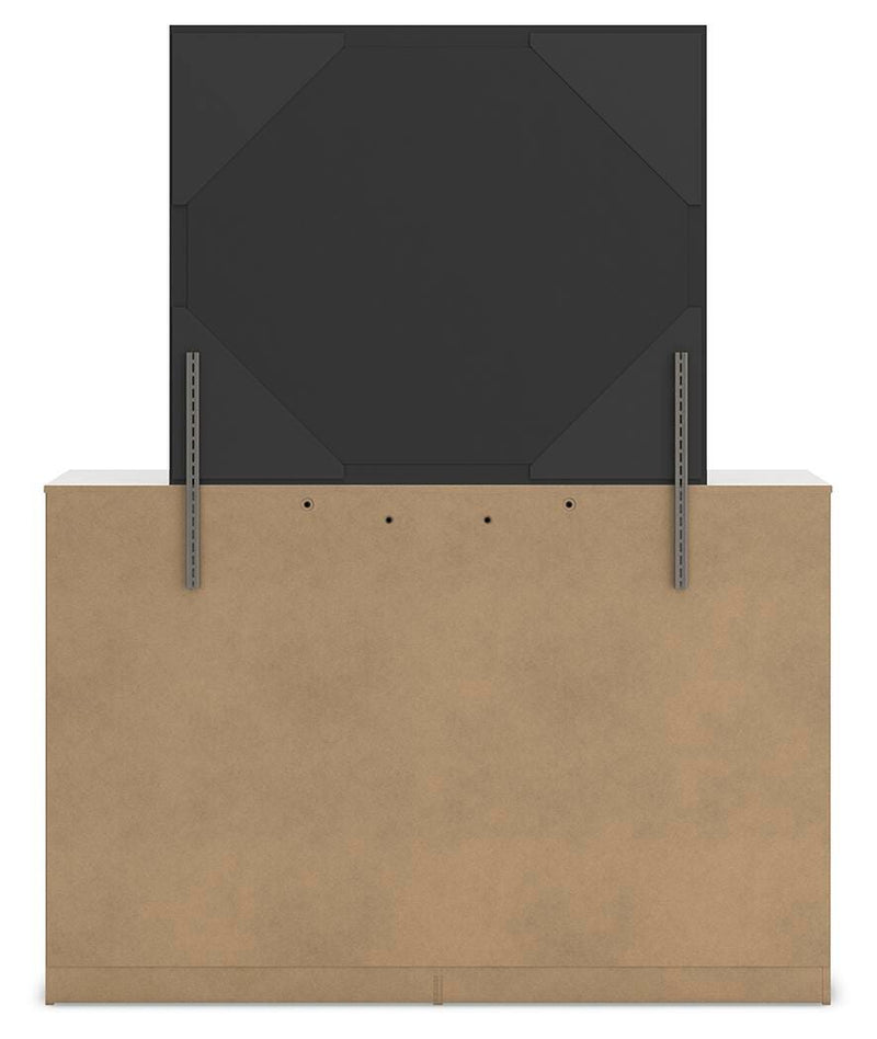 Altyra Queen Panel Storage Bed, Dresser, Mirror and 2 Nightstands