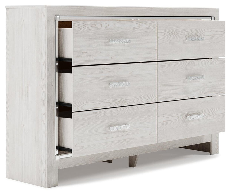 Altyra Queen Bookcase Bed, Dresser, Chest and Nightstand