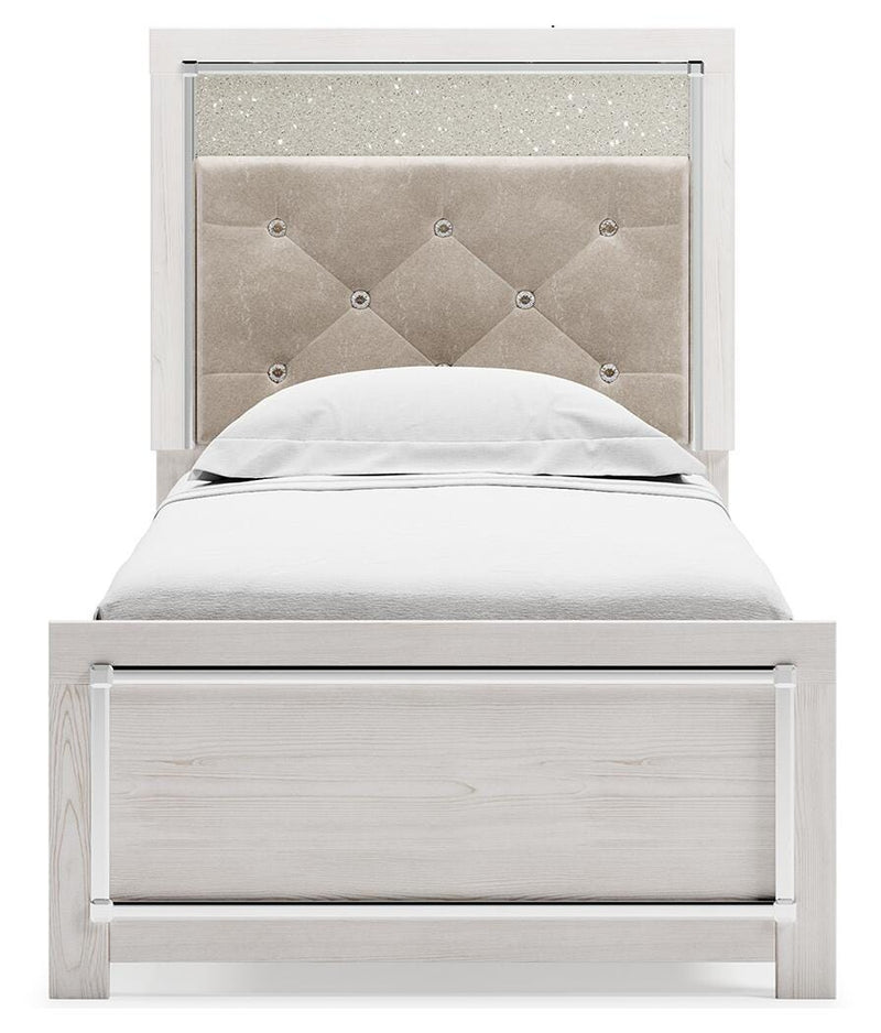 Altyra Twin Panel Bed, Chest and Nightstand
