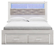 Altyra Queen Bookcase Storage Bed, Dresser and Mirror
