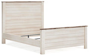 Willowton Queen Panel Bed, Dresser and Mirror