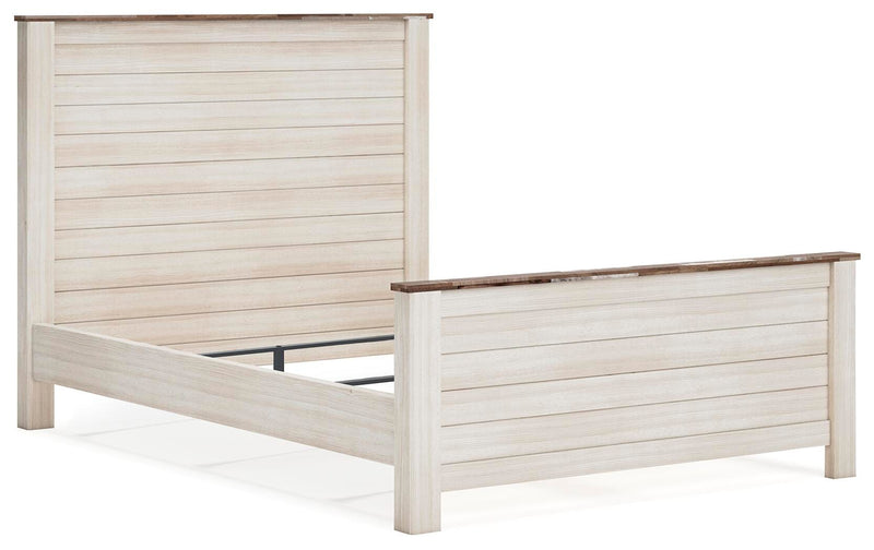 Willowton Queen Panel Bed, Dresser and Mirror