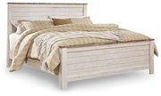 Willowton King Panel Bed, Dresser, Mirror, Chest and Nightstand