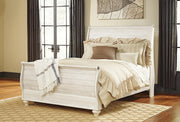 Willowton Queen Sleigh Bed, Dresser and Chest