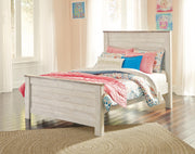 Willowton Full Panel Bed, Dresser, Mirror, Chest and Nightstand