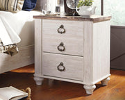 Willowton Queen Panel Bed, Dresser, Mirror, and Nightstand