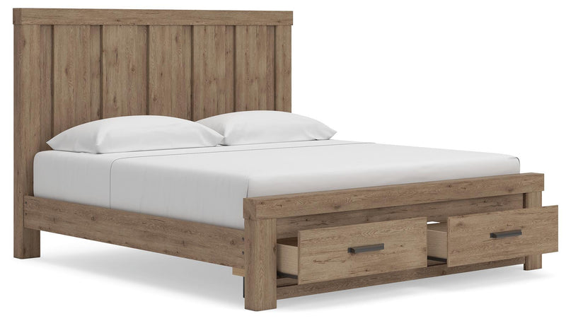 Oliandon King Panel Storage Bed
